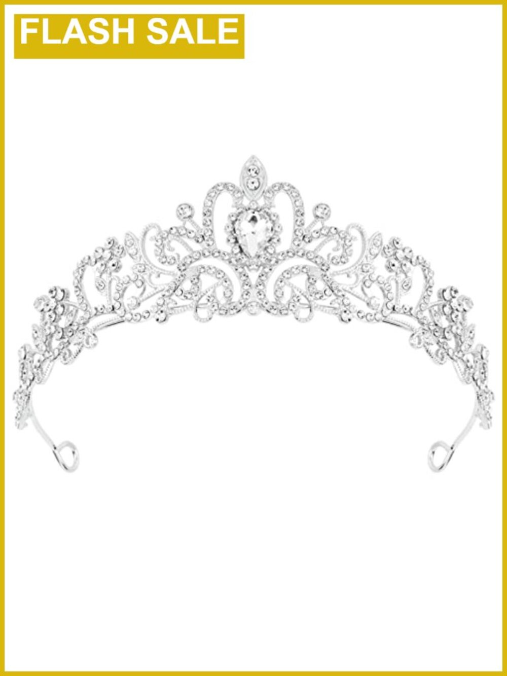 Rhinestone Crystal Crown Headband Bridal Wedding Prom Pageant